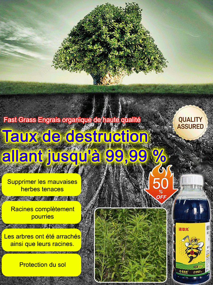 Herbicide pour racines mortes et racines pourries - GN
