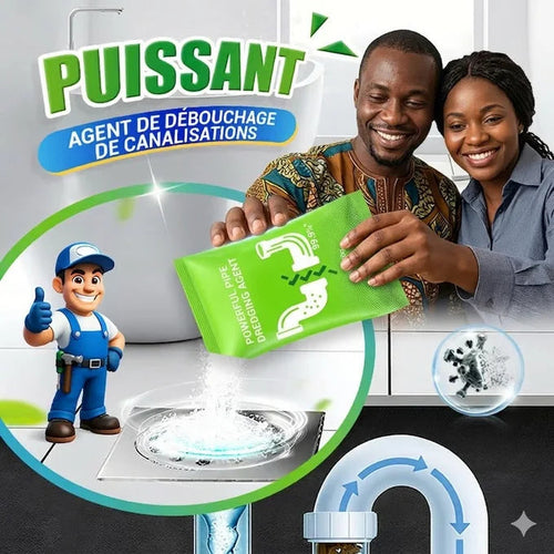 Poudre Puissante pour Déboucher les Tuyaux